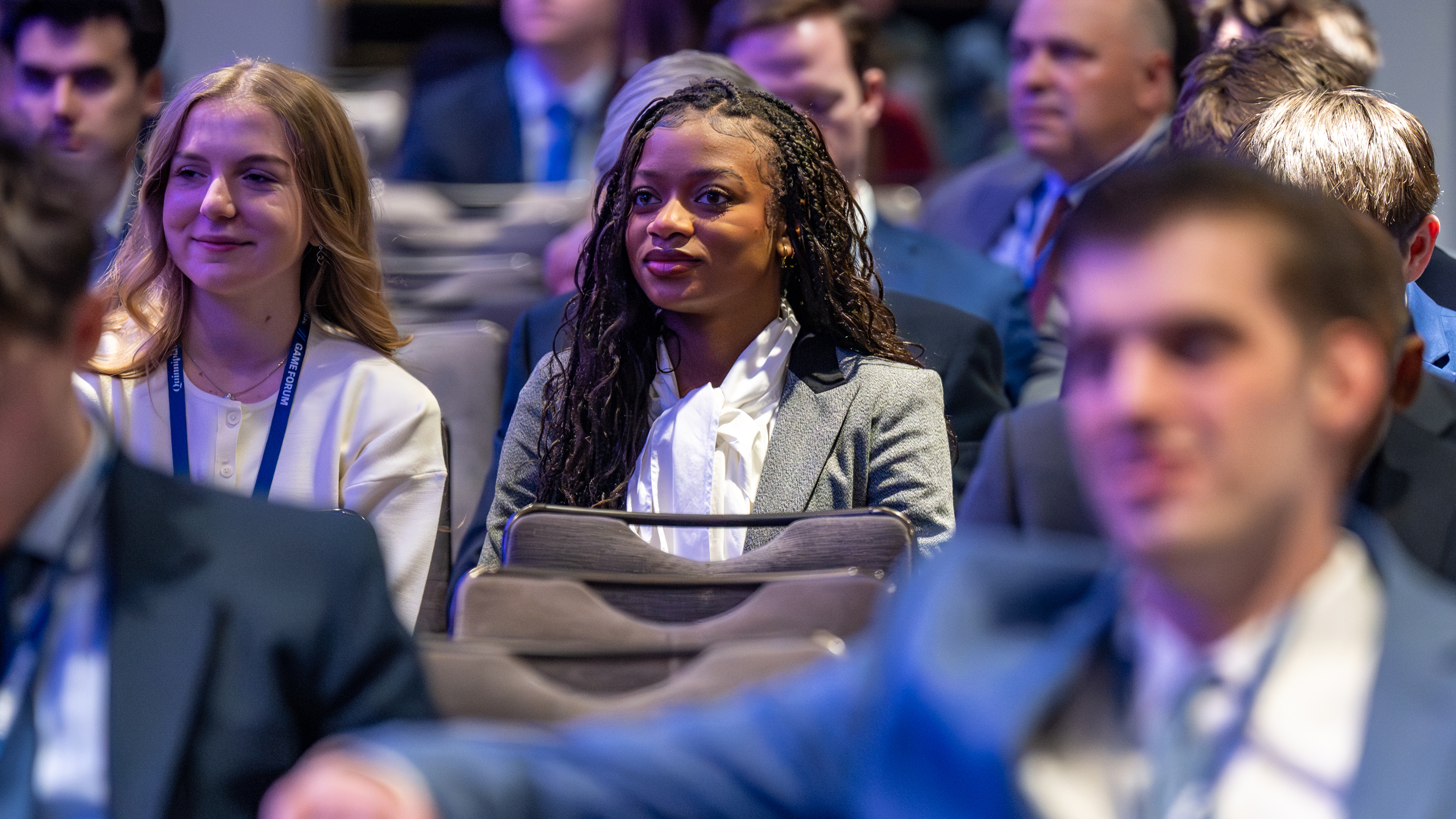 Individual in crowd at 15th annual GAME Forum