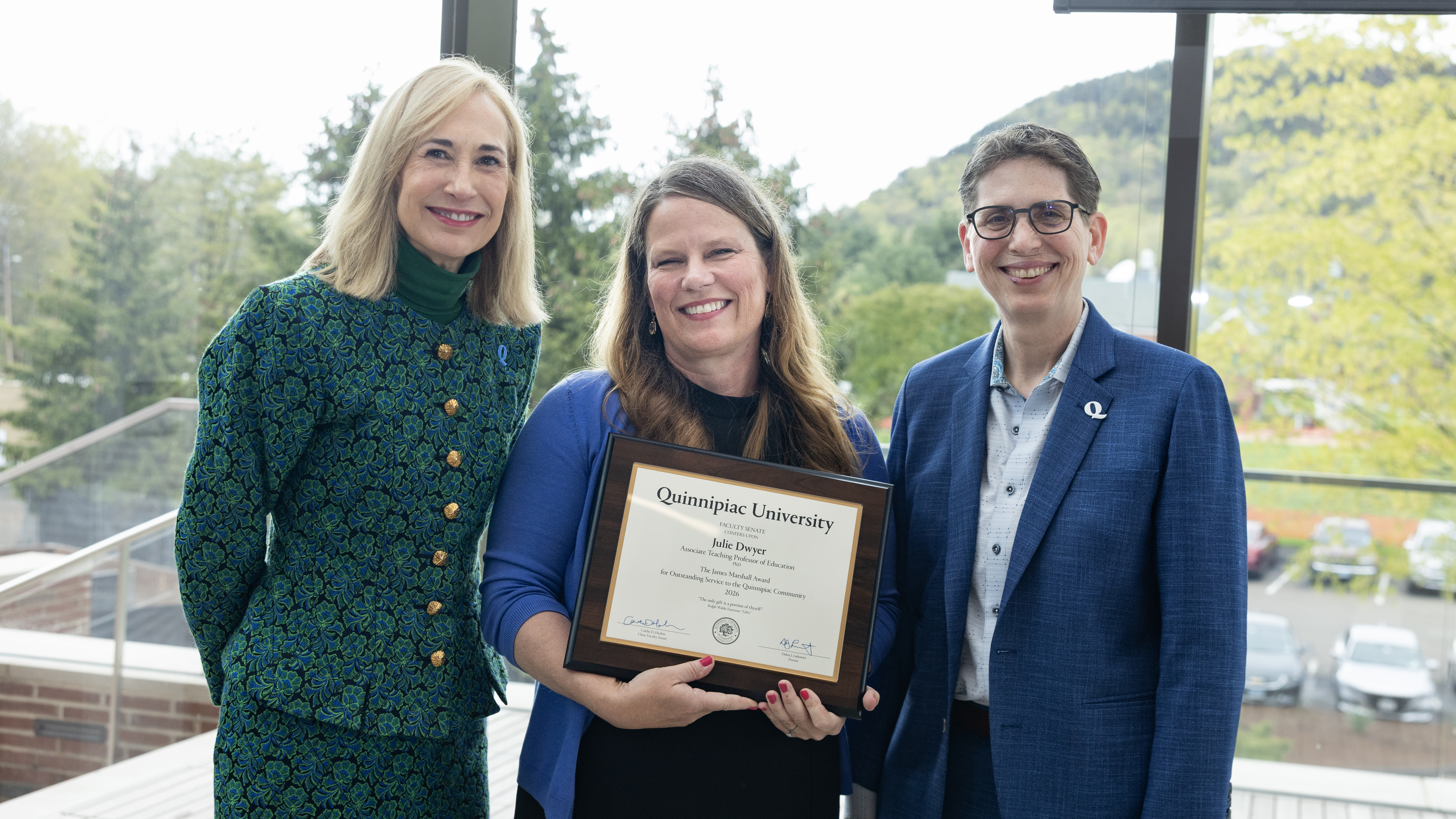 Award winner at Quinnipiac Faculty Awards