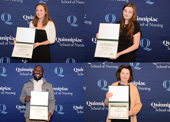 A collage of the four recipients of the DAISY Award