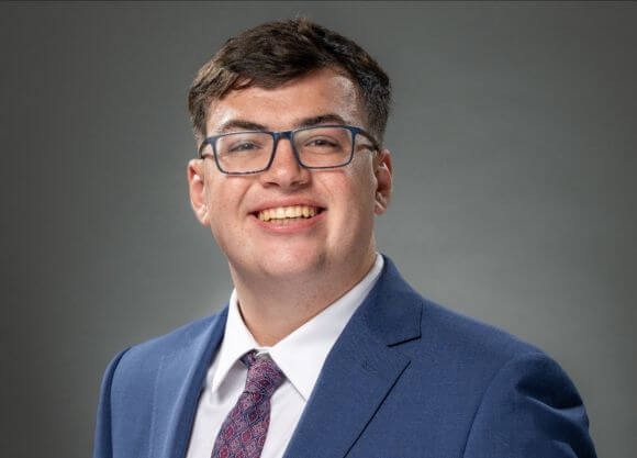 Headshot of Vincent Barone ’25, MS ’26