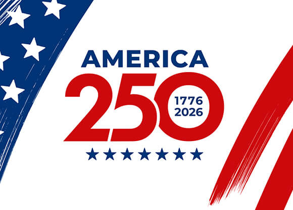 USA 250th anniversary graphic