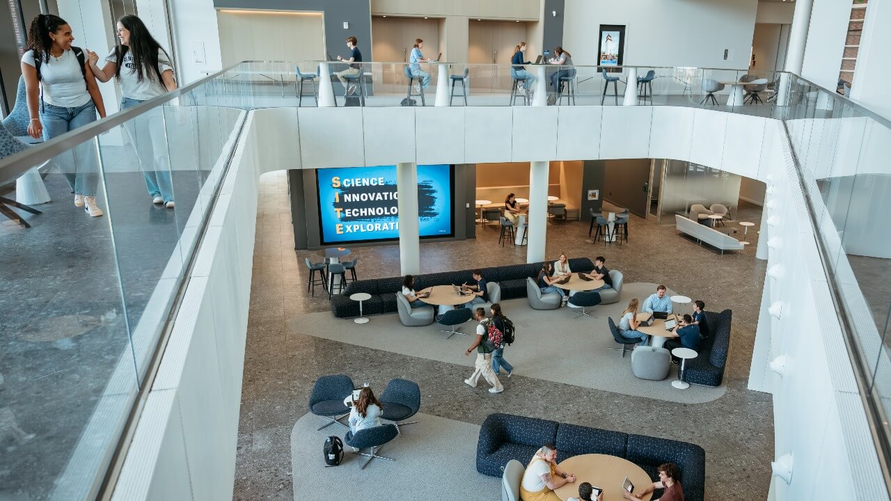 Students study in The SITE