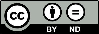 Creative Commons Attribution-NoDerivatives